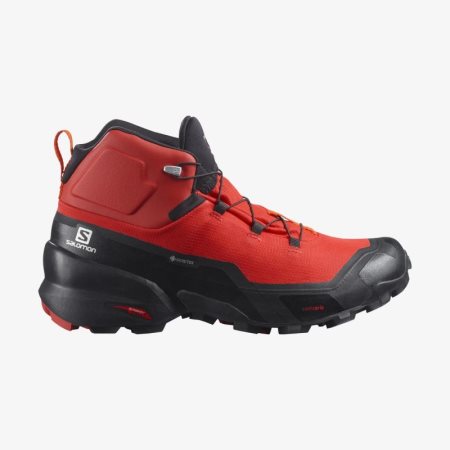 Scarpe Trekking Salomon CROSS HIKE MID GORE-TEX Uomo Rosse IT 8-T04